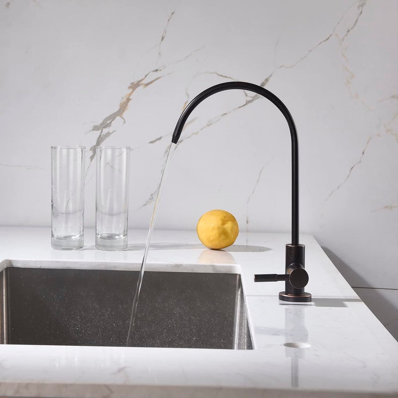 Apaix Drinking Water Faucet Oil Rubbed Bronze  Kitchen Water Purifier Faucet for Non-Air Gap Reverse Osmosis Water Filter System - Image 2